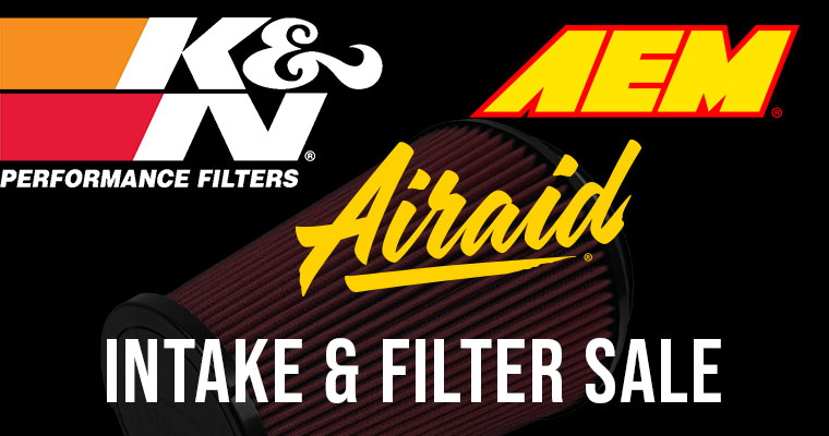 K&N and Airaid Intake and Filter Sale