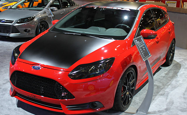 Steeda Focus ST on Display in Fords SEMA Booth