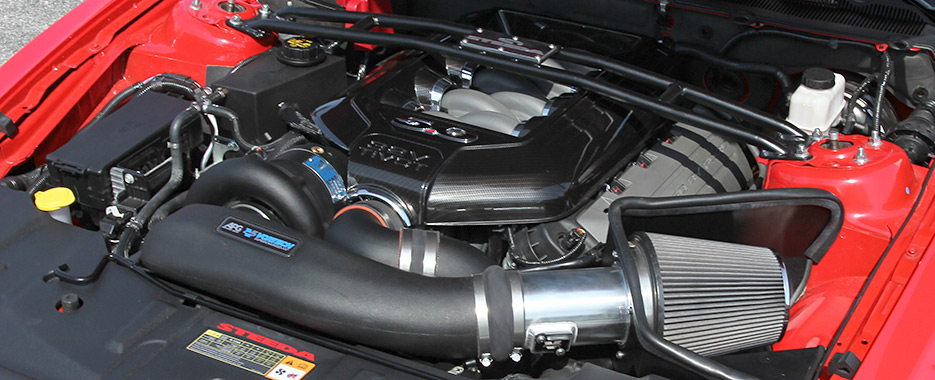 Steeda's Q650 Vortech Supercharged Mustang 5.0L GT Equipped With Steeda's Cold Air Intake