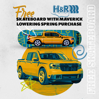 H&R - Free Skateboard with Maverick Lowering Spring Purchase!