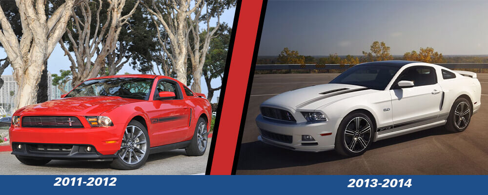 Mustang GT California Special 2011-2014 Comparison