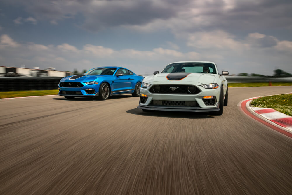 2021 Mustang Mach 1 On Track