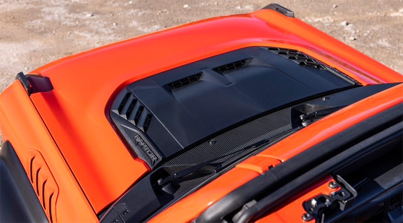 Ford Bronco Raptor Hood