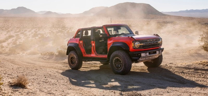 ford bronco raptor driving