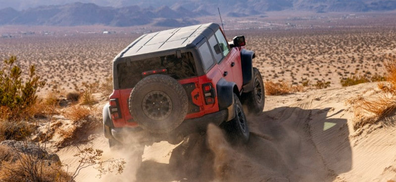 bronco raptor rock climbing