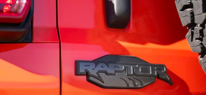 bronco raptor badging