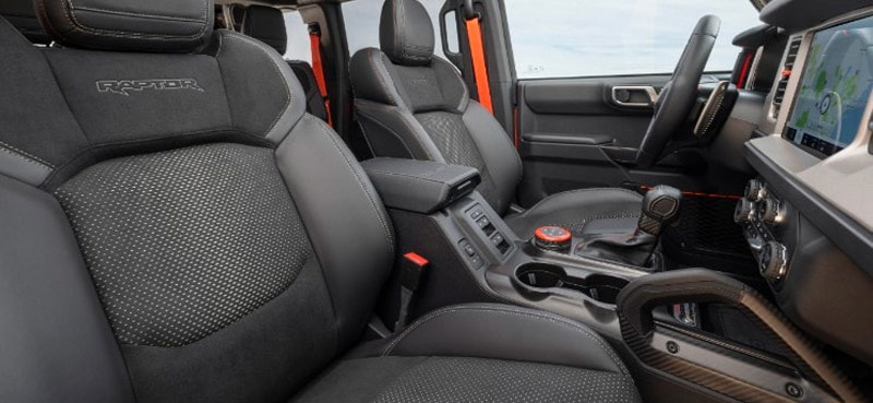bronco raptor interior