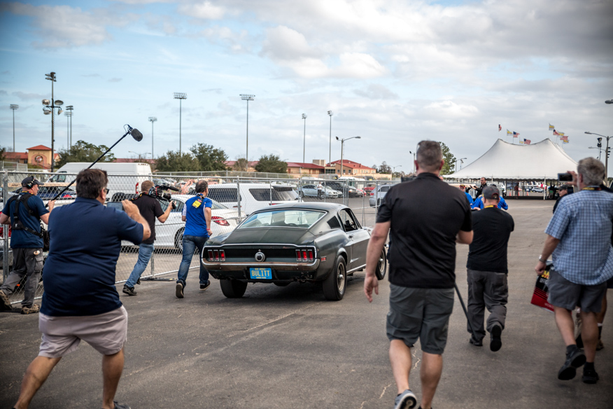 Original Bullitt Driving Away