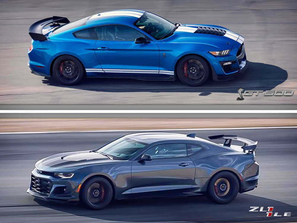 Shelby GT500 vs ZL1 1LE Rollers