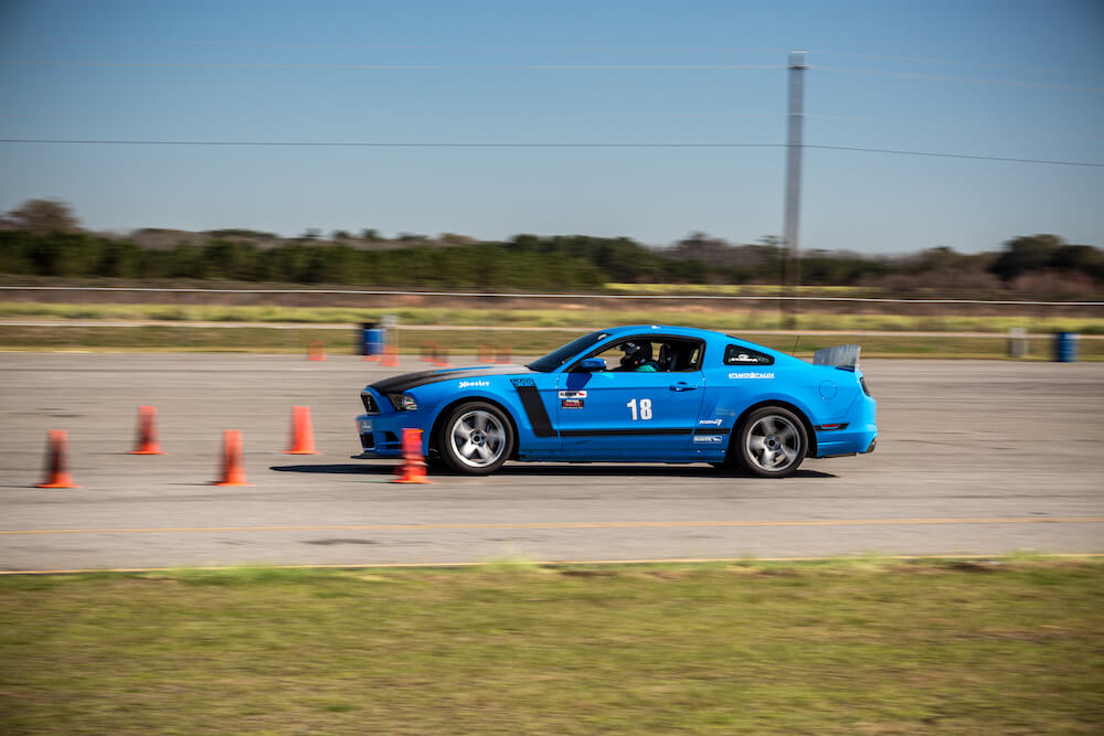 Boss 302 On Autocross Course