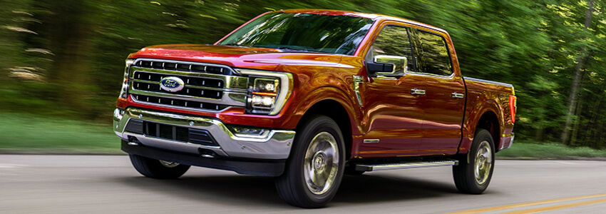 2021 Ford F-150 Rolling On Road