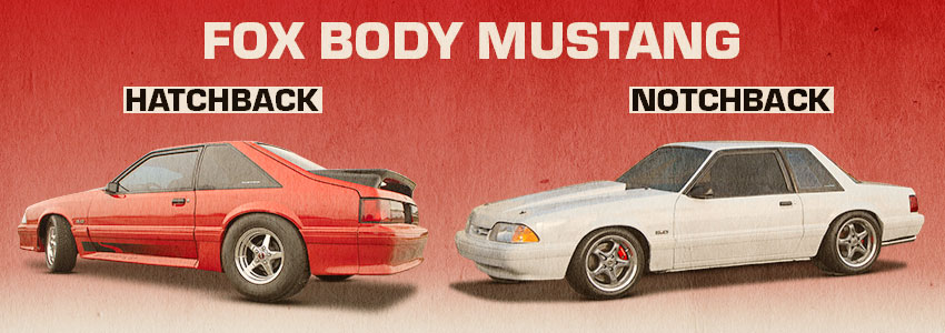 Notchback vs Hatchback Fox Body Mustang