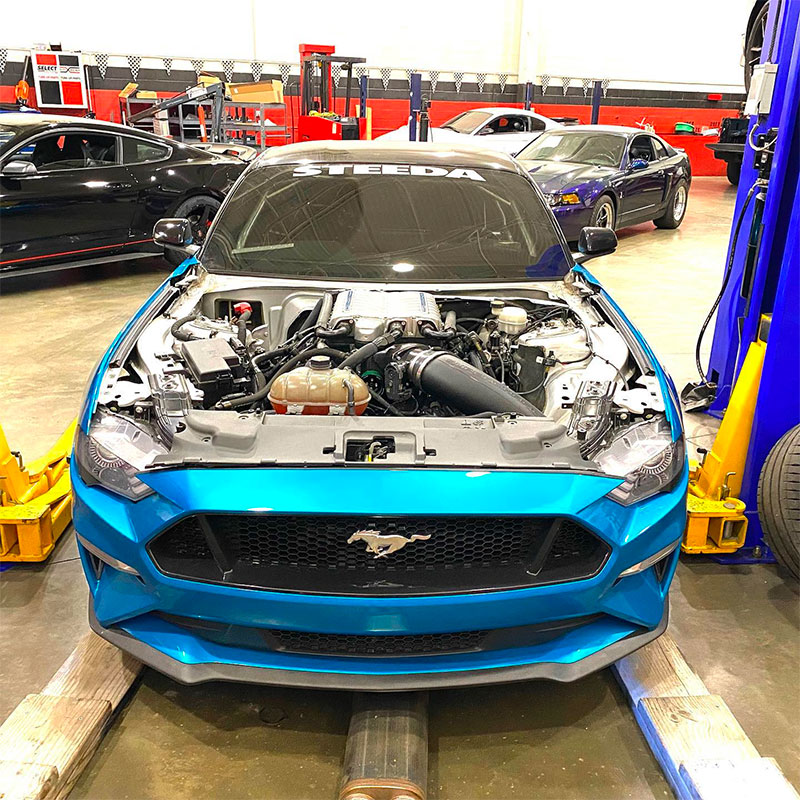 that1320chick mustang no hood