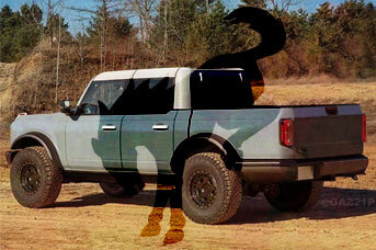 2024 Ford Bronco Pickup Leaked
